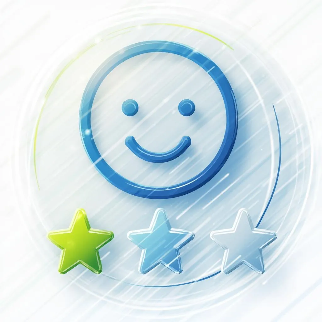 Icône de satisfaction client